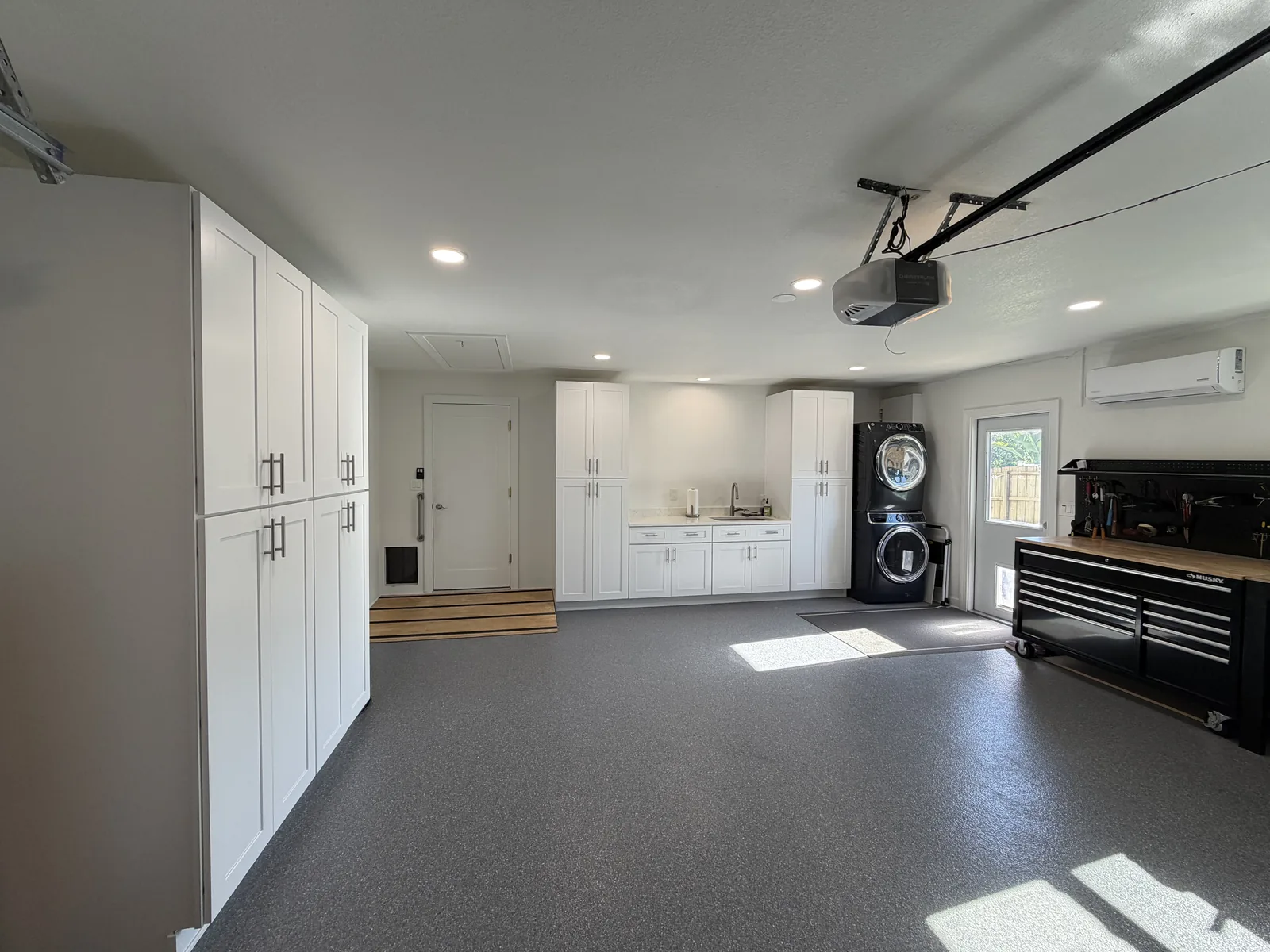 Garage remodel and workshop build-out