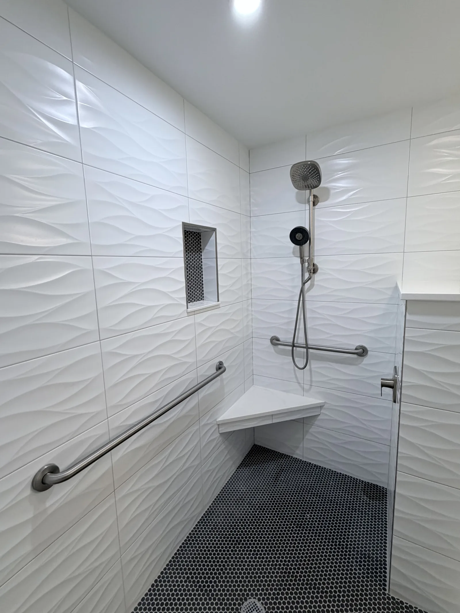 Walk-in shower remodel