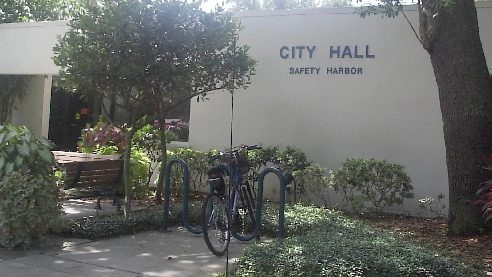 Safety Harbor City Hall building and plaza in Safety Harbor, Florida